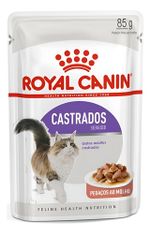 Royal Canin Sterilised Sachê Patê Gatos Castrados 85g 8 uni