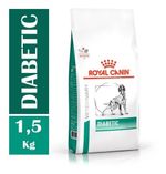 Alimento Royal Canin Veterinary Diet Canine Diabetic Cachorro 1,5kg