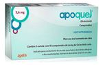 Apoquel Zoetis 3,6mg Com 20 Comp Alivio Para Coceira Em Ate 4 Horas Cachorro Azul
