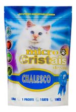 Areia Sanitária Micro Cristais De Sílica Fina Para Gatos Chalesco 1.8kg