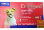 Endogard Vermífugo Cães 10 Kg 6 Comprimidos Virbac Vermelho
