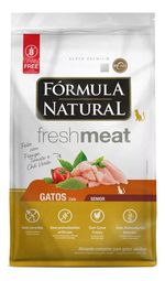 Fórmula Natural Fresh Meat Gatos Sênior Frango 1kg