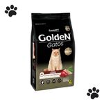Golden Gatos Castrados Carne 10,1kg Alimento Ração Saudável