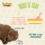 Granulado Sanitário Mandioca Bio Peepoop Fina 4kg Biodegradável