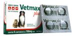 Kit 4 Vetmax Plus Vermifugo Cães Gatos Vetnil 700mg - 4 Comp