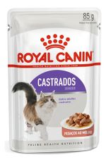 Ração Úmida Gatos Castrados Sachê Sterilised 85g Royal Canin