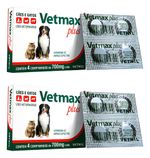 Vetmax Plus Vermífugo Para Cães E Gatos 4 Comprimidos Vetnil