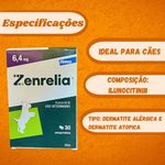 Zenrelia Tab 6,4mg 30 Comprimidos Dermatite Cães Elanco