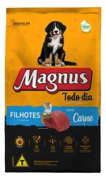Ração Magnus Todo Dia Cães Filhotes Carne 20KG