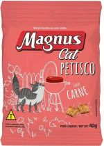 Petisco Magnus Cat para Gatos Adultos Sabor Carne 40G