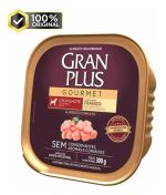 Ração Úmida GranPlus Gourmet Patê Sabor Frango para Cães Filhotes 300GR