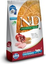Ração N&D Ancestral Grain Gatos Adultos Castrados 0,4KG