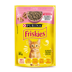 FRISKIES FILHOTES CARNE AO MOLHO 85G