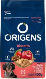 Biscoito Origens Frutas Vermelhas para Cães Adultos Porte Mini e Pequeno 400G
