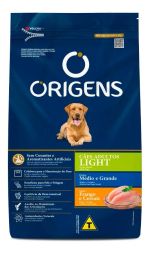 Ração Origens Cães Adultos Light Frango e Cereais 3KG