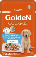 Golden Ração Úmida Cães Gourmet Filhotes Frango 85 G