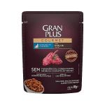 Ração GranPlus Úmida Gatos Adultos Gourmet Sachê Carne 85G
