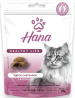 Petisco Hana Nuggets para Gatos Castrados 60G