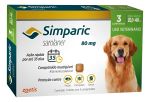 Antipulgas simparic 80 mg comprimido (20,1 - 40 kg)