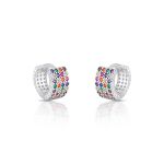 ARGOLA DE PRATA 64 ZIRCONES CRAVEJADAS