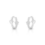 ARGOLA DE PRATA CORAÇÃO 1.5 CM COM 62 ZIRCONES CRAVEJADOS 21422