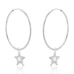 ARGOLA DE PRATA GD 40 ZIRCONES 20830