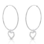 ARGOLA DE PRATA GD 44 ZIRCONES 20824