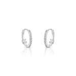 ARGOLA DE PRATA SOLITAIRO 30 ZIRCONES CRAVEJADOS 20862
