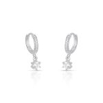 ARGOLA DE PRATA SOLTÁRIO COM 24 ZIRCONES CRAVEJADOS 21436