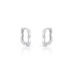ARGOLA DE PRATA TREVO LISO 15 MM 22305
