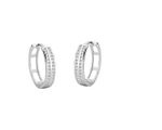 ARGOLA DOIS FIOS DE PAVE 18732