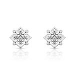 BRINCO DE PRATA BALI CORAÇÕES COM 10 ZIRCONES CRAVEJADOS 21341