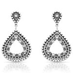 BRINCO DE PRATA BALI GOTA COM 20 ZIRCONES CRAVEJADOS 21112