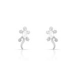 BRINCO DE PRATA INFANTIL COM LARGATIXA 2 ZIRCONES CRAVEJADOS 21222