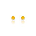 BRINCO DE PRATA INFANTIL EMOJI ESMALTADO À MÃO LISO 18768