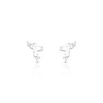 BRINCO DE PRATA LISO ANJO ANJO 7 X 11 MM 20930