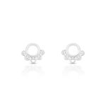 BRINCO DE PRATA LISO CÍRCULO COM ARABESCOS CÍRCULO COM ARABESCOS 11 MM 19514