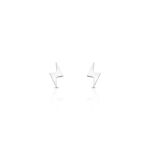 BRINCO DE PRATA LISO RAIO RAIO 5 MM 19103
