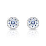 BRINCO DE PRATA PAVE CÍRCULO COM 114 ZIRCONES CRAVEJADOS + NANO STONES 20735