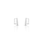 BRINCO DE PRATA PAVE CÍRCULO COM 20 ZIRCONES CRAVEJADOS 21594
