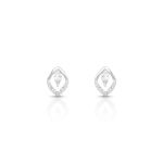 BRINCO DE PRATA PAVE GOTA COM 16 ZIRCONES CRAVEJADOS 21590