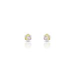 BRINCO DE PRATA PAVE REDONDO COM 14 ZIRCONES CRAVEJADOS 22059