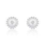 BRINCO DE PRATA PAVE SOL COM 46 ZIRCONES CRAVEJADOS 20748