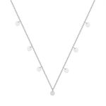 CHOCKER DE PRATA LISO CÍRCULOS 17CM DE COMPRIMENTO + 5CM DE EXTENSOR 19116