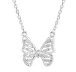 COLAR BORBOLETA CZ 18614