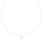 COLAR DE NYLON PONTO DE LUZ CORAÇÃO LISO 18922