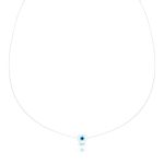 COLAR DE NYLON PONTO DE LUZ CORAÇÃO MADRE PÉROLA 6 MM 18935
