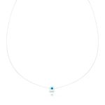 COLAR DE NYLON PONTO DE LUZ OLHO GREGO MADRE PÉROLA 6 MM 18938