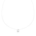 COLAR DE NYLON PONTO DE LUZ REDONDO ZIRCONE PRINCIPAL 3 MM 19558