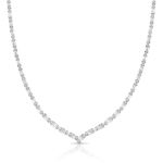 COLAR DE PRATA DELUXE 66 ZIRCONES